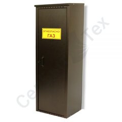 Шкаф для 1го газового баллона (коричневый) высота 1045мм