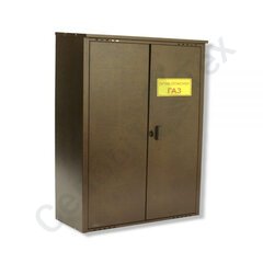  Шкаф для 2х газовых баллонов (коричневый) высота 1045мм